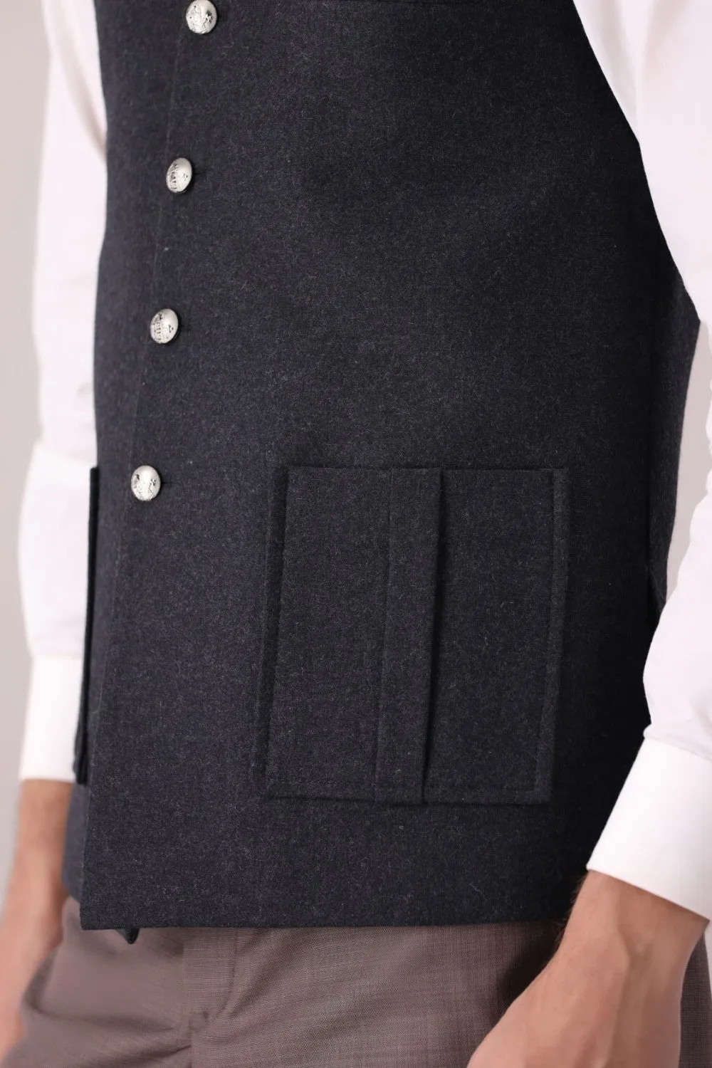 Charcoal Waist Coat