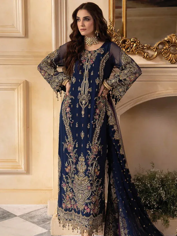 CHARIZMA |  Dastaan e Jashn Luxury Embroidered Chiffon Formals | DJW4-01