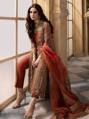 CHARIZMA |  Dastaan e Jashn Luxury Embroidered Chiffon Formals | DJW4-04