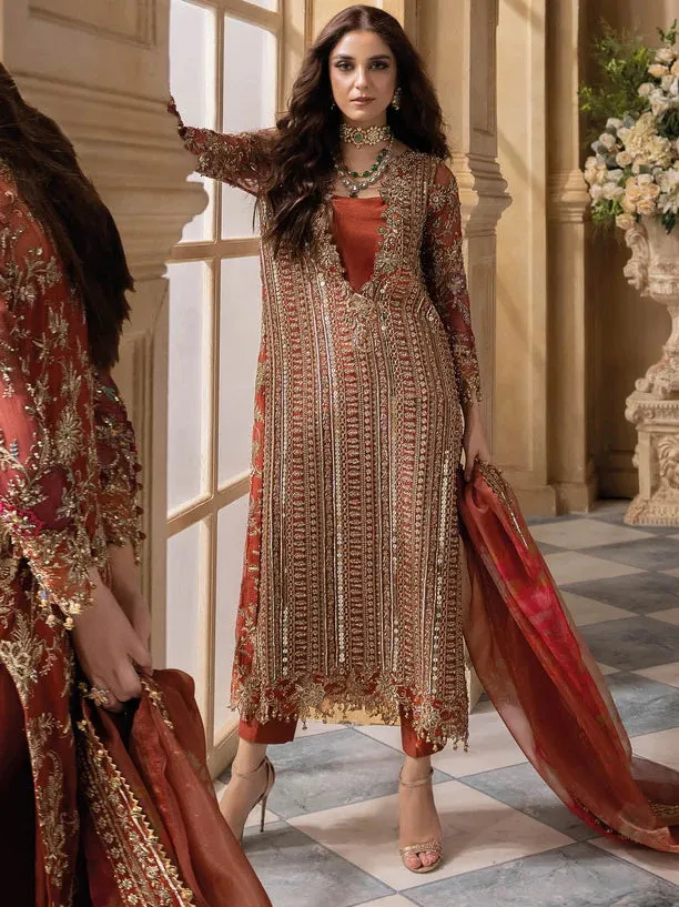 CHARIZMA |  Dastaan e Jashn Luxury Embroidered Chiffon Formals | DJW4-04
