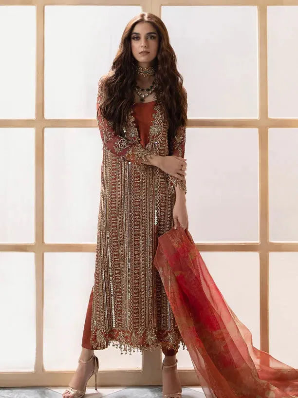 CHARIZMA |  Dastaan e Jashn Luxury Embroidered Chiffon Formals | DJW4-04