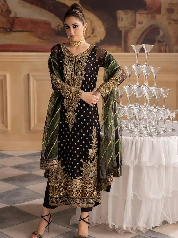 CHARIZMA |  Dastaan e Jashn Luxury Embroidered Chiffon Formals | DJW4-06