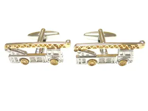 Construction Crane Truck Cufflinks