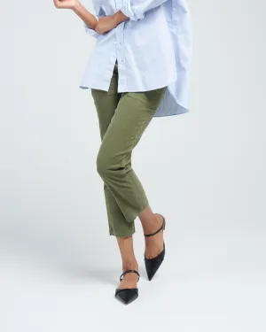 corduroy easy army trouser - tea leaf