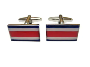 Costa Rica Flag Cufflinks