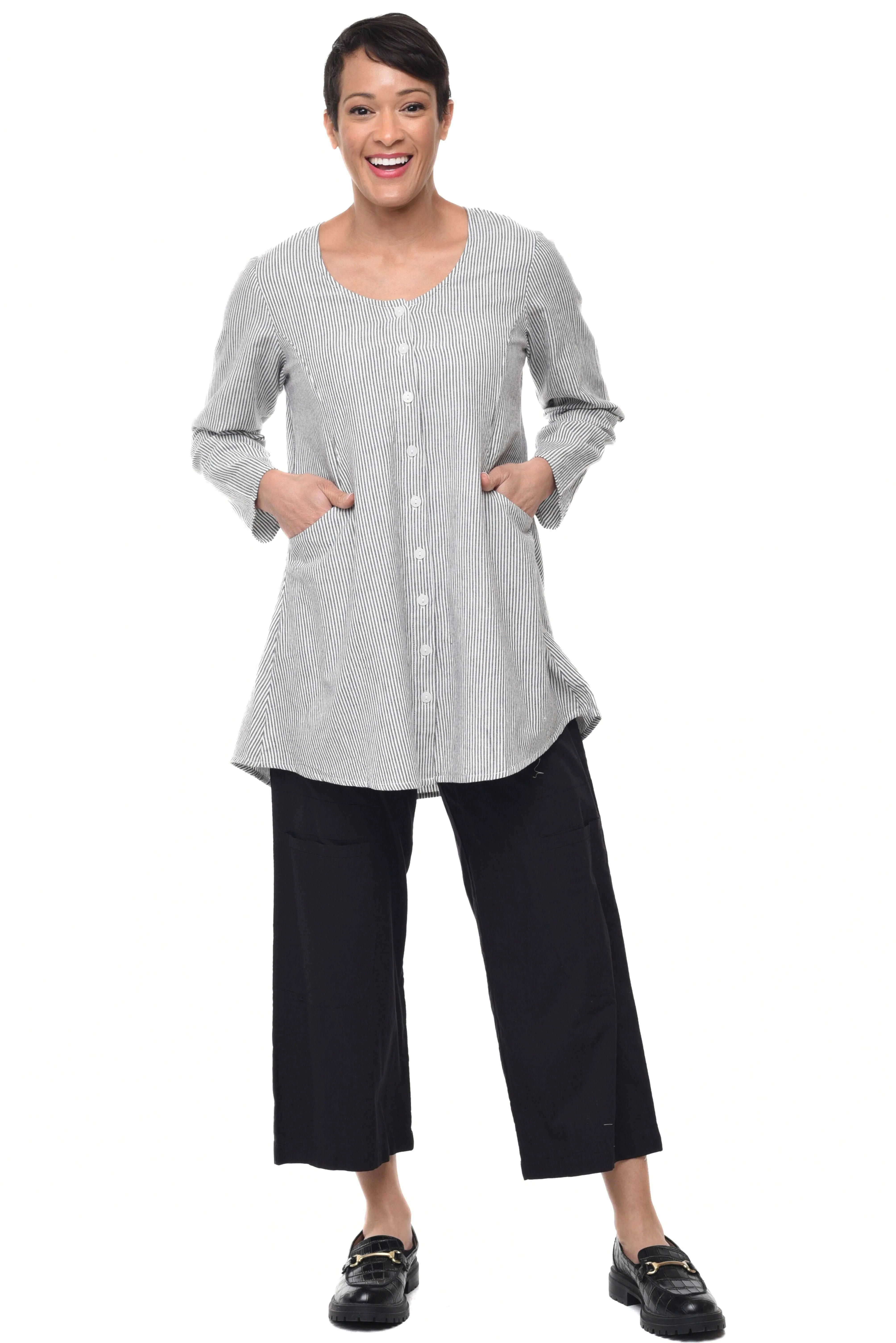 CV405 Big Pocket Pant in Black