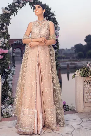 DAHALIA | Mushq Hawa Mahal Tissue De Luxe ‘21 | Unstitched Embroidered Chiffon Suits