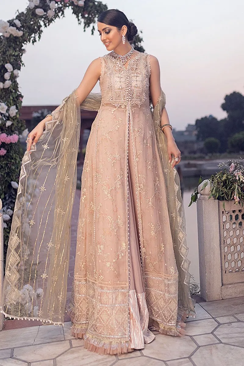 DAHALIA | Mushq Hawa Mahal Tissue De Luxe ‘21 | Unstitched Embroidered Chiffon Suits