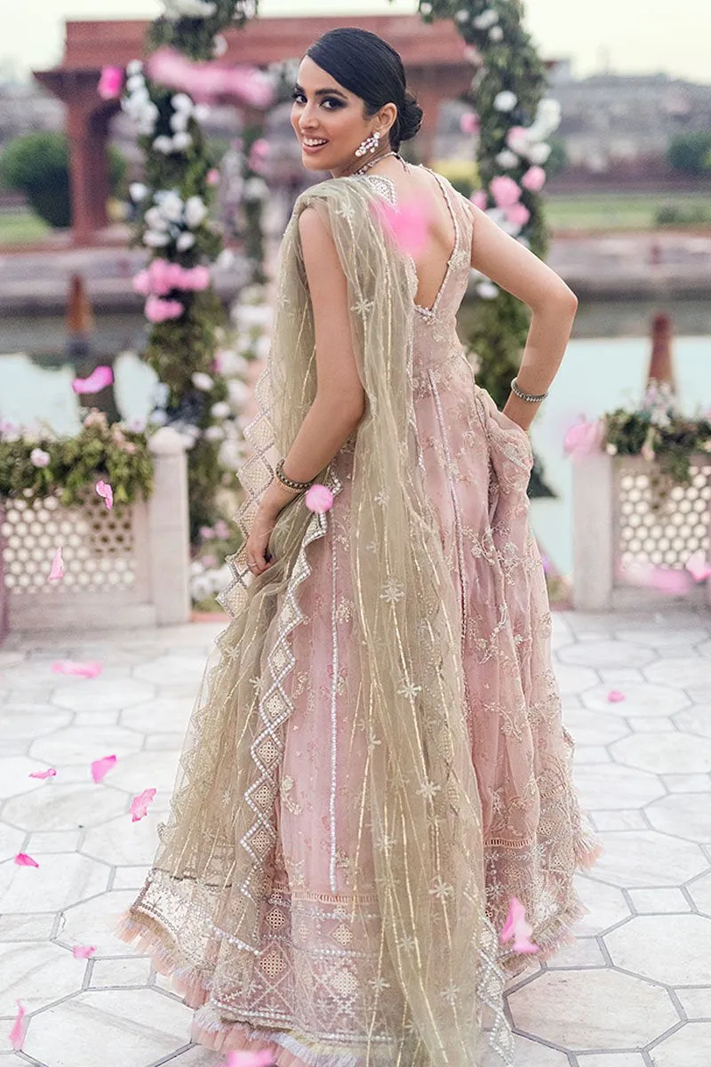 DAHALIA | Mushq Hawa Mahal Tissue De Luxe ‘21 | Unstitched Embroidered Chiffon Suits