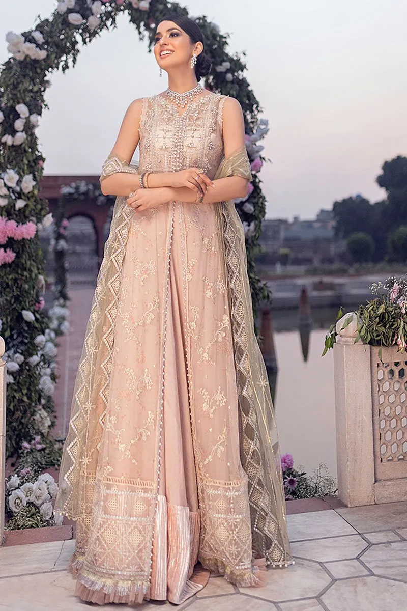 DAHALIA | Mushq Hawa Mahal Tissue De Luxe ‘21 | Unstitched Embroidered Chiffon Suits