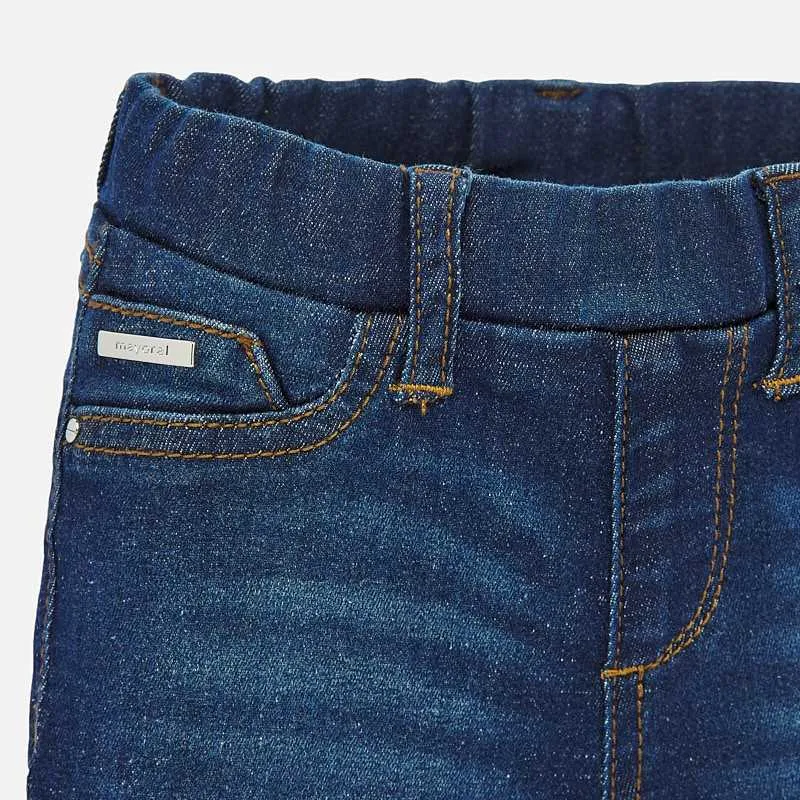 Denim Dark Blue Leggings in 12 months