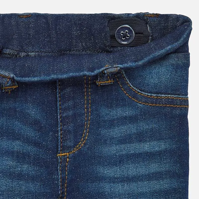 Denim Dark Blue Leggings in 12 months
