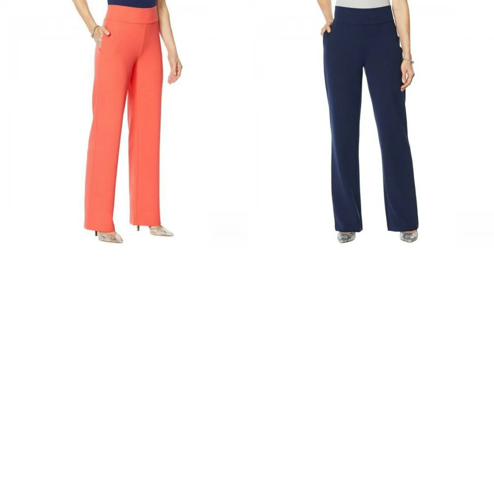 DG2 by Diane Gilman Women's Wrinkle Resistant Stretch Crepe Pull On Trouser