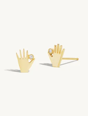 Diamond in Hand Stud