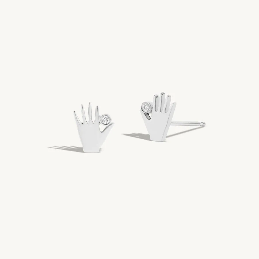 Diamond in Hand Stud