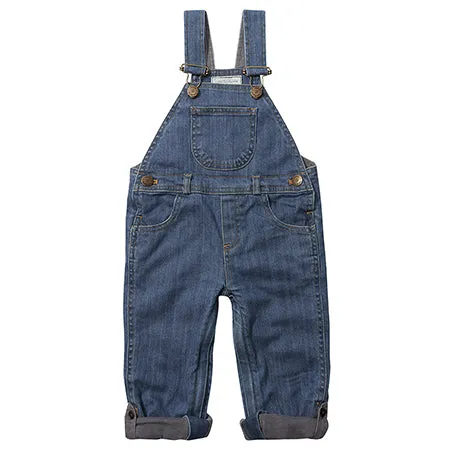 Dotty Dungarees Stonewash Denim Dungarees - Retired