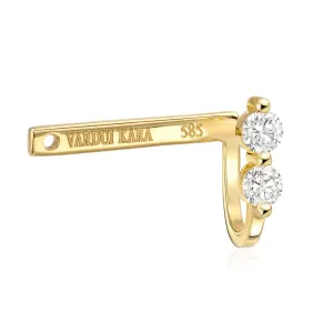 Double Diamond Earring Jacket