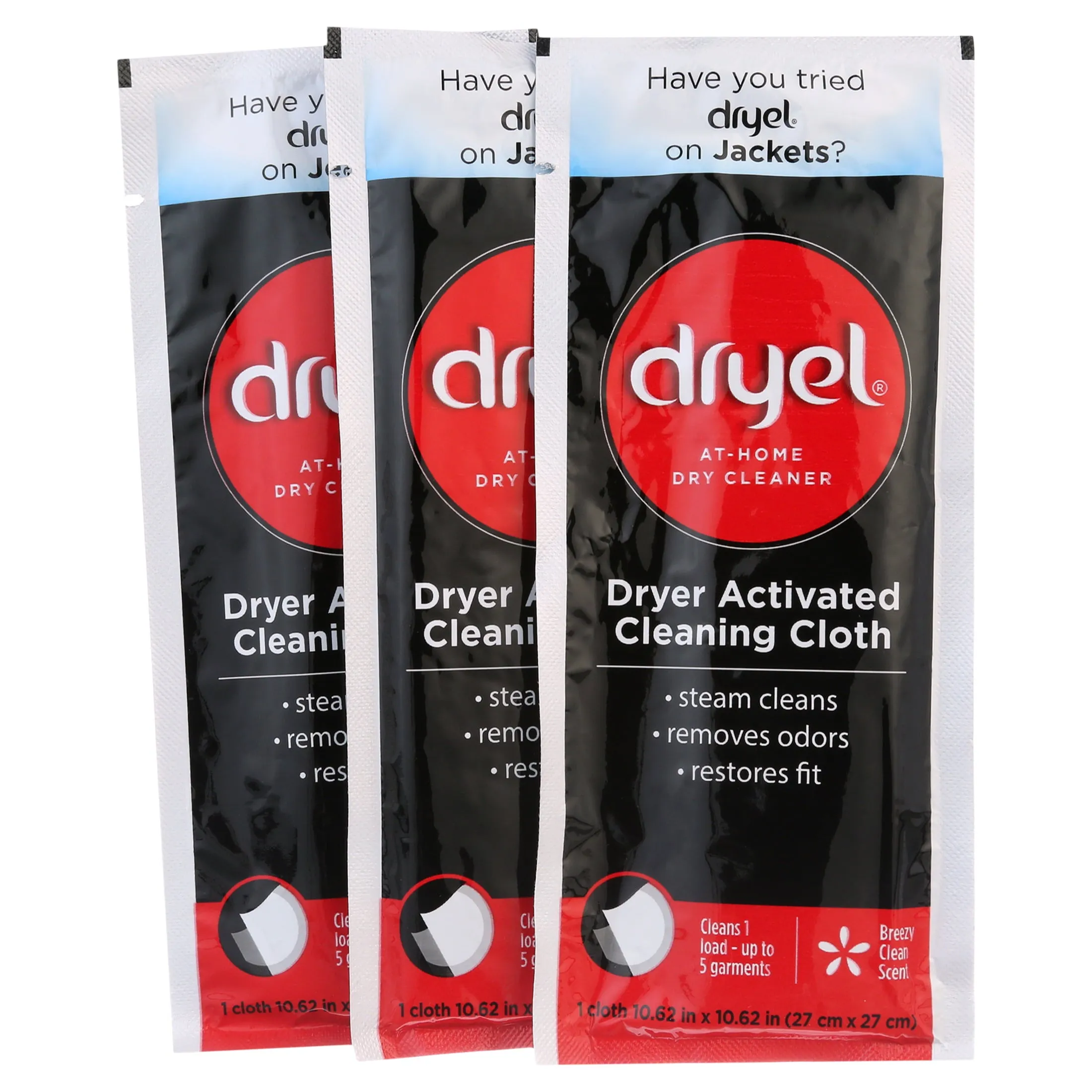 Dryel At-Home Dry Cleaner Refill Kit Great For Use In All Dryers And Fabrics New
