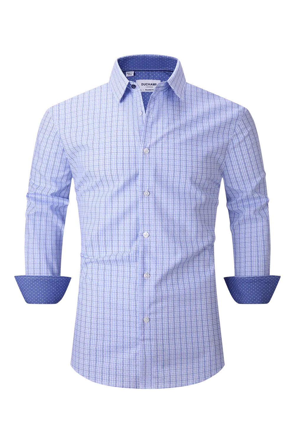 Duchamp London Check Dress Shirt