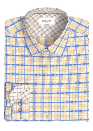Duchamp London Exploded Gingham Dress Shirt