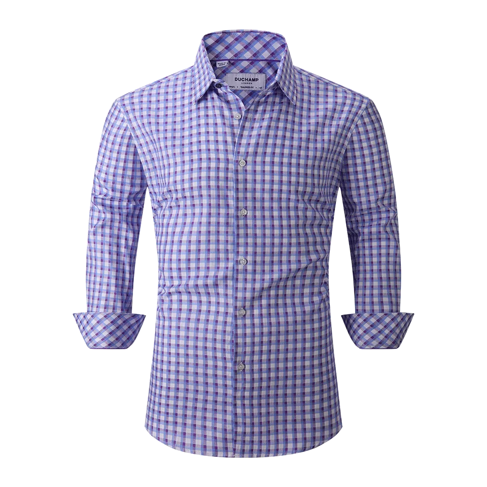 Duchamp London Fancy Check Dress Shirt