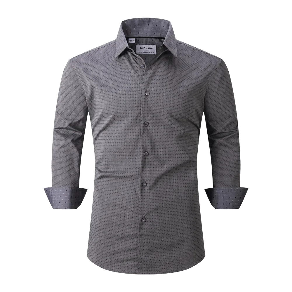 Duchamp London Fancy Dot Dress Shirt
