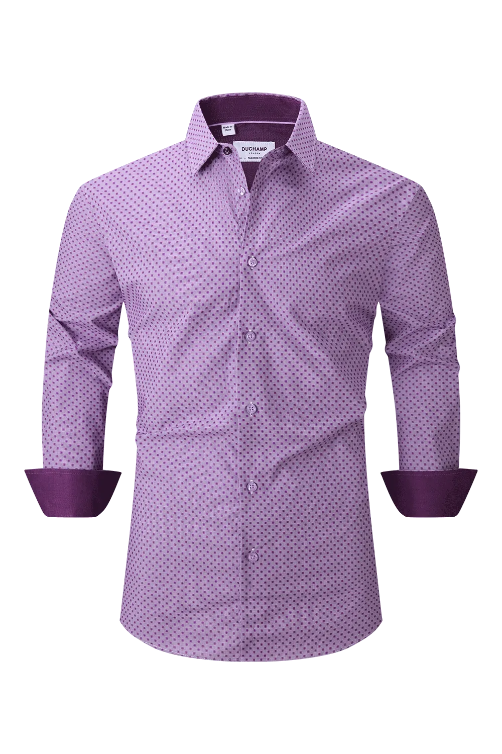 Duchamp London Fancy Gingham Dress Shirt