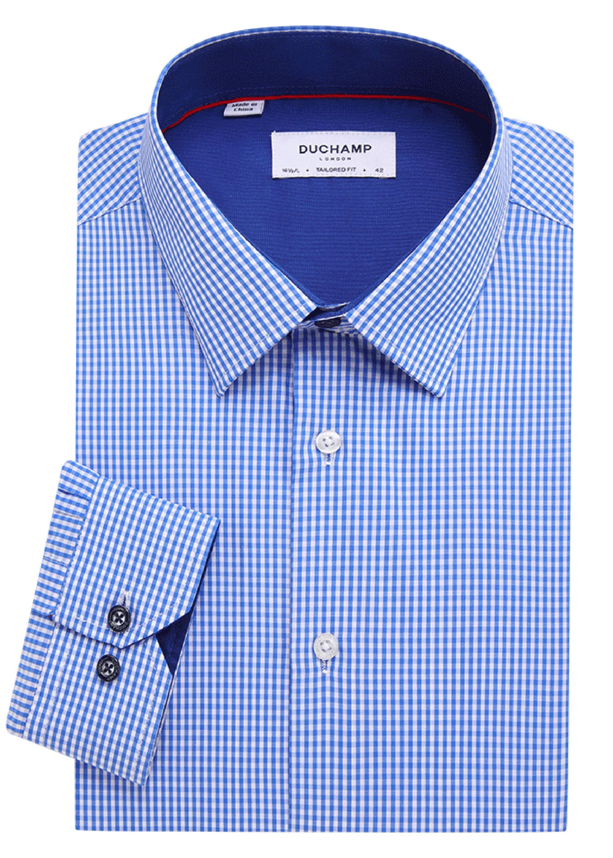 Duchamp London Gingham Dress Shirt