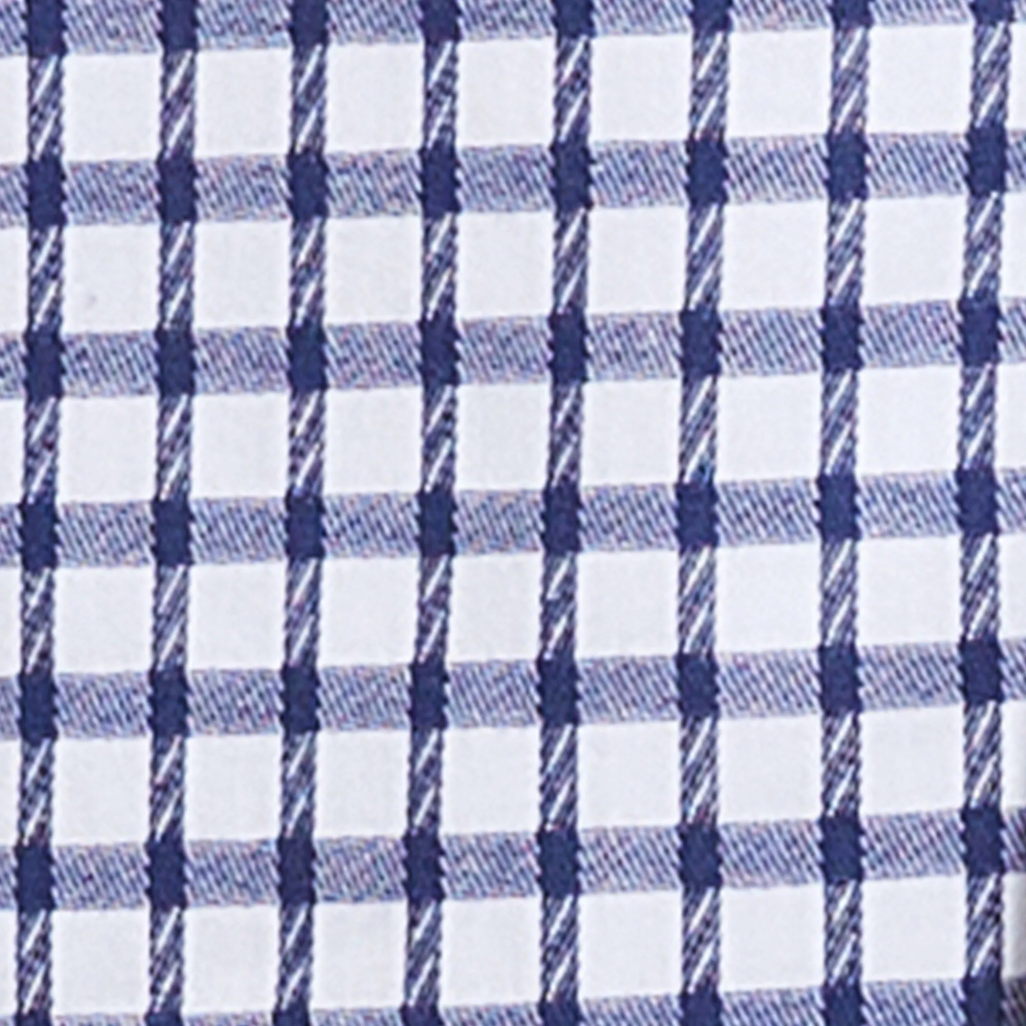 Duchamp London Navy Check Dress Shirt
