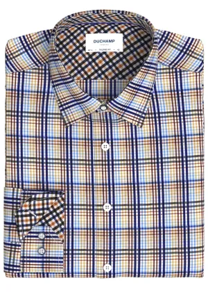 Duchamp London Plaid Dress Shirt