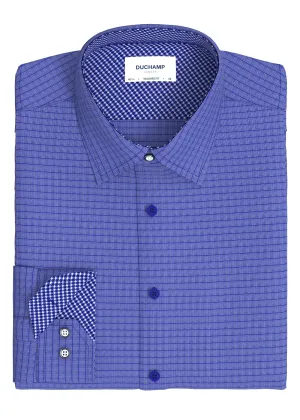 Duchamp London Windowpane Dress Shirt