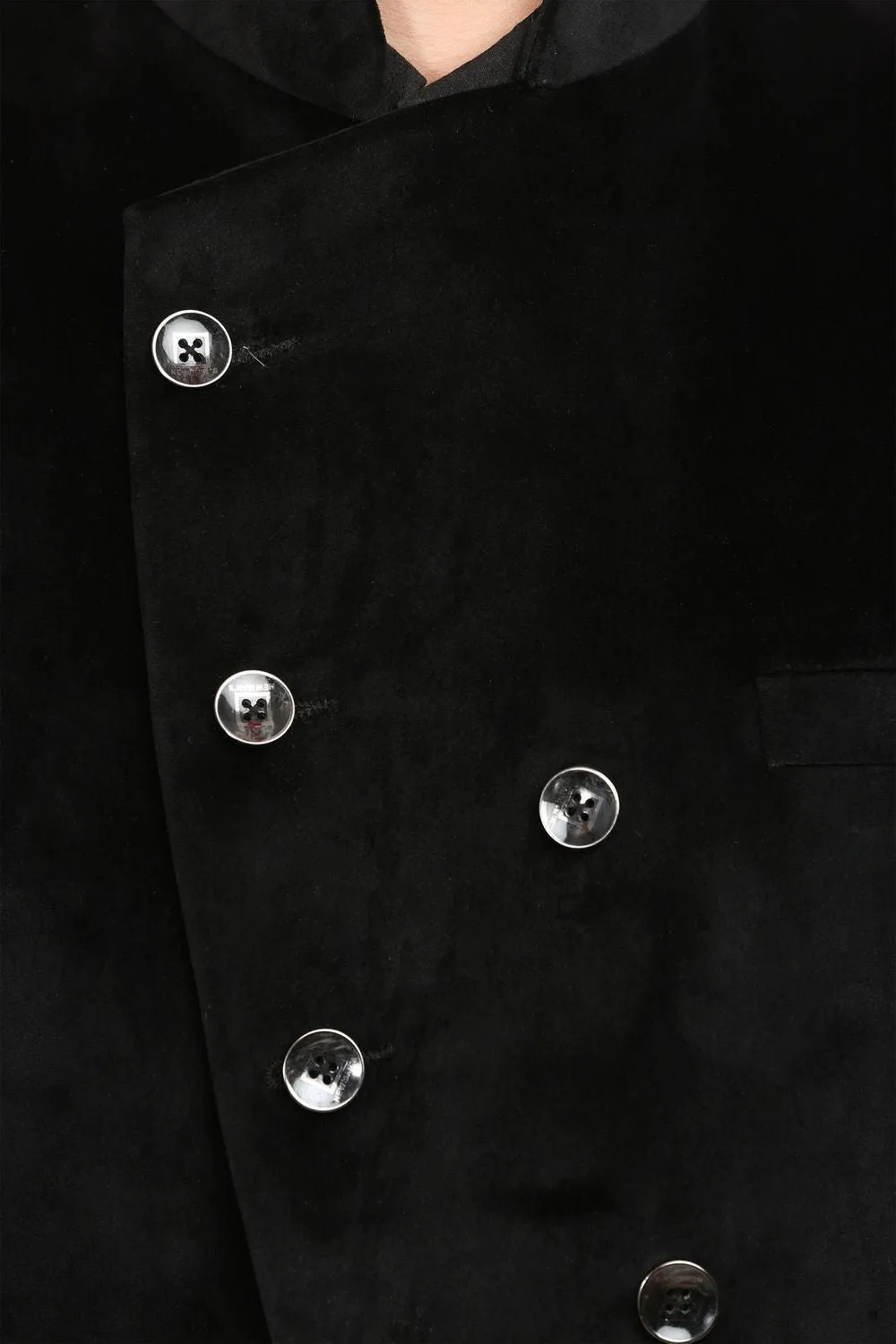 Dust Free Velvet Black Bandhgala