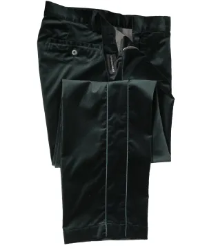 EMPORIO ARMANI - Green Emerald Velvet Dinner Tuxedo Pants - 35W