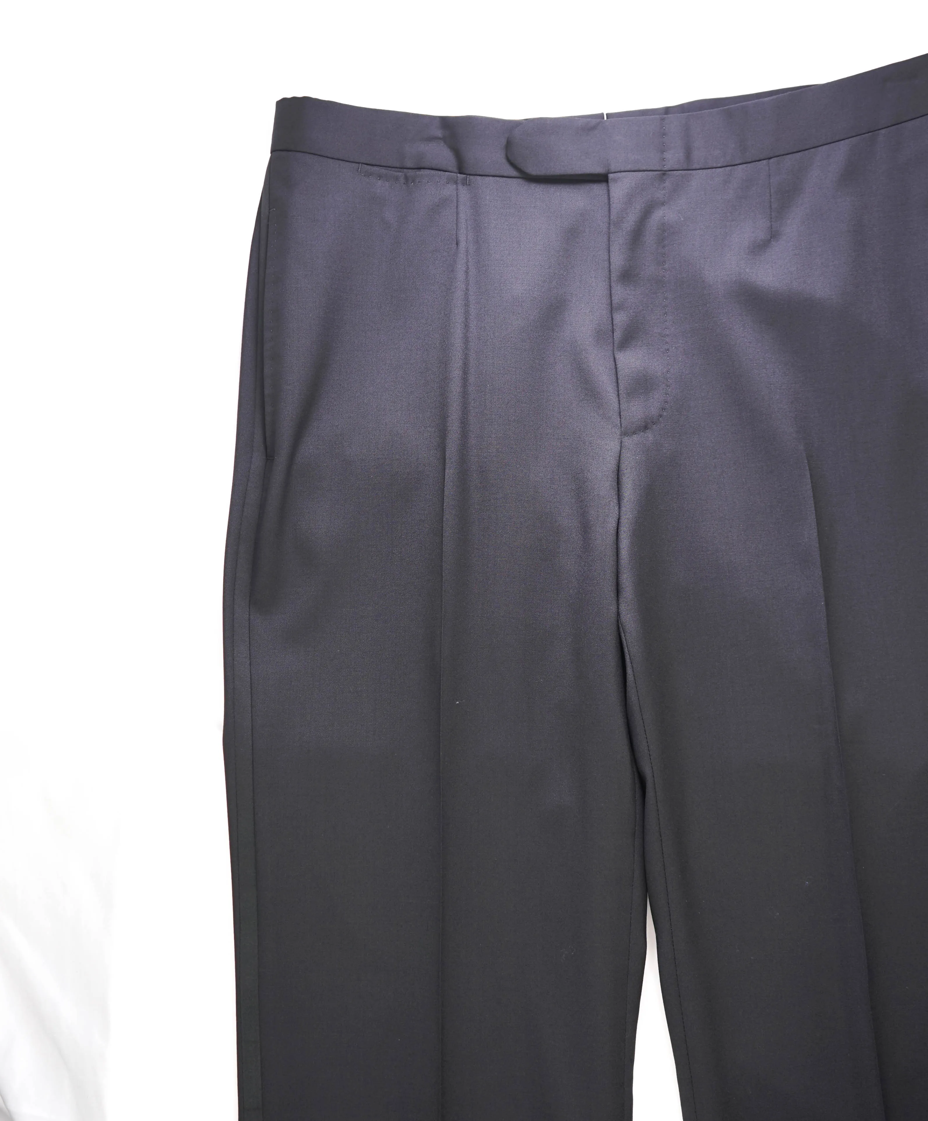 ERMENEGILDO ZEGNA - "219525" Black Side Stripe Tuxedo Pants - 34W (50EU)