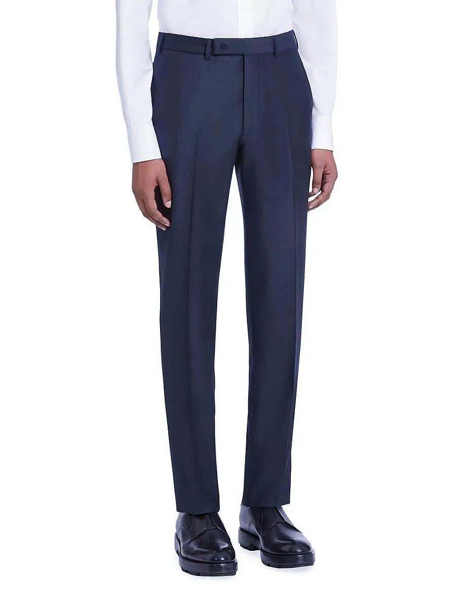 ERMENEGILDO ZEGNA - "MICNVY" Navy Blue Premium Dress Pants - 40W (58EU)