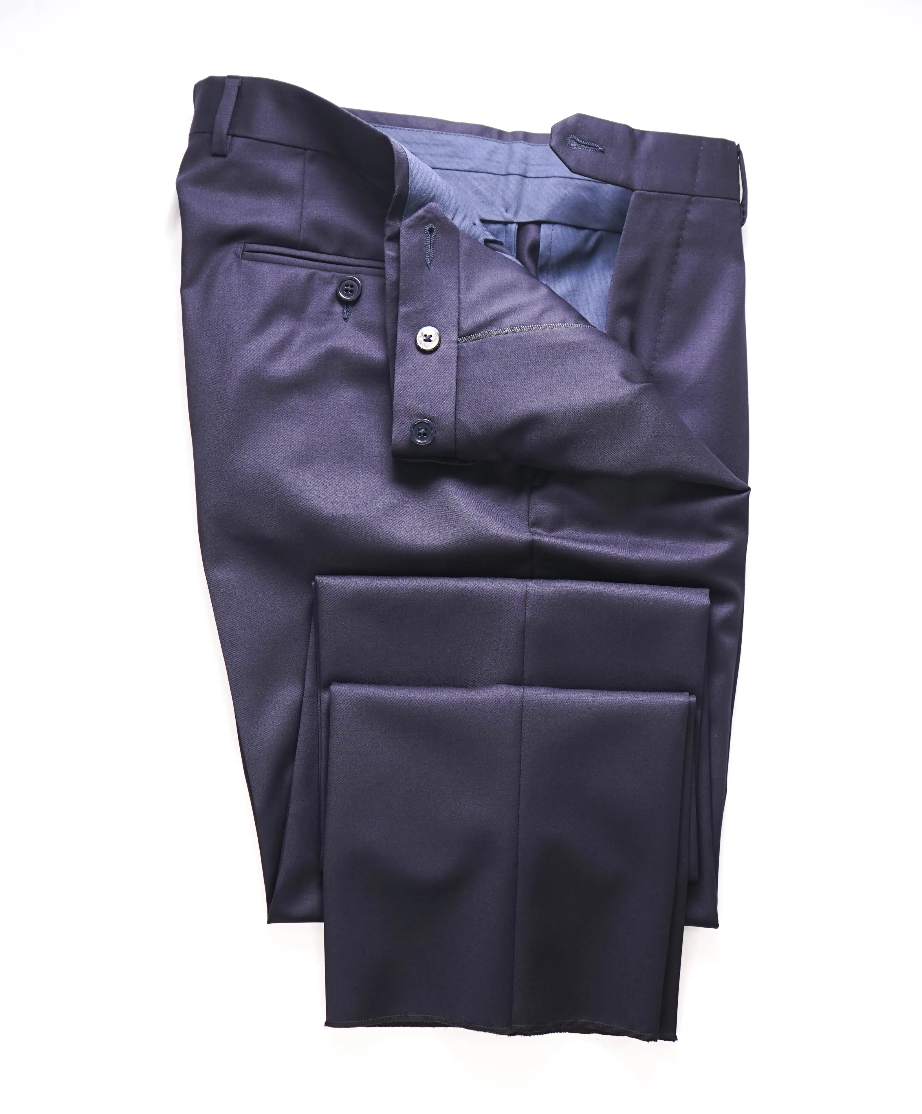 ERMENEGILDO ZEGNA - "MICNVY" Navy Blue Premium Dress Pants - 40W (58EU)