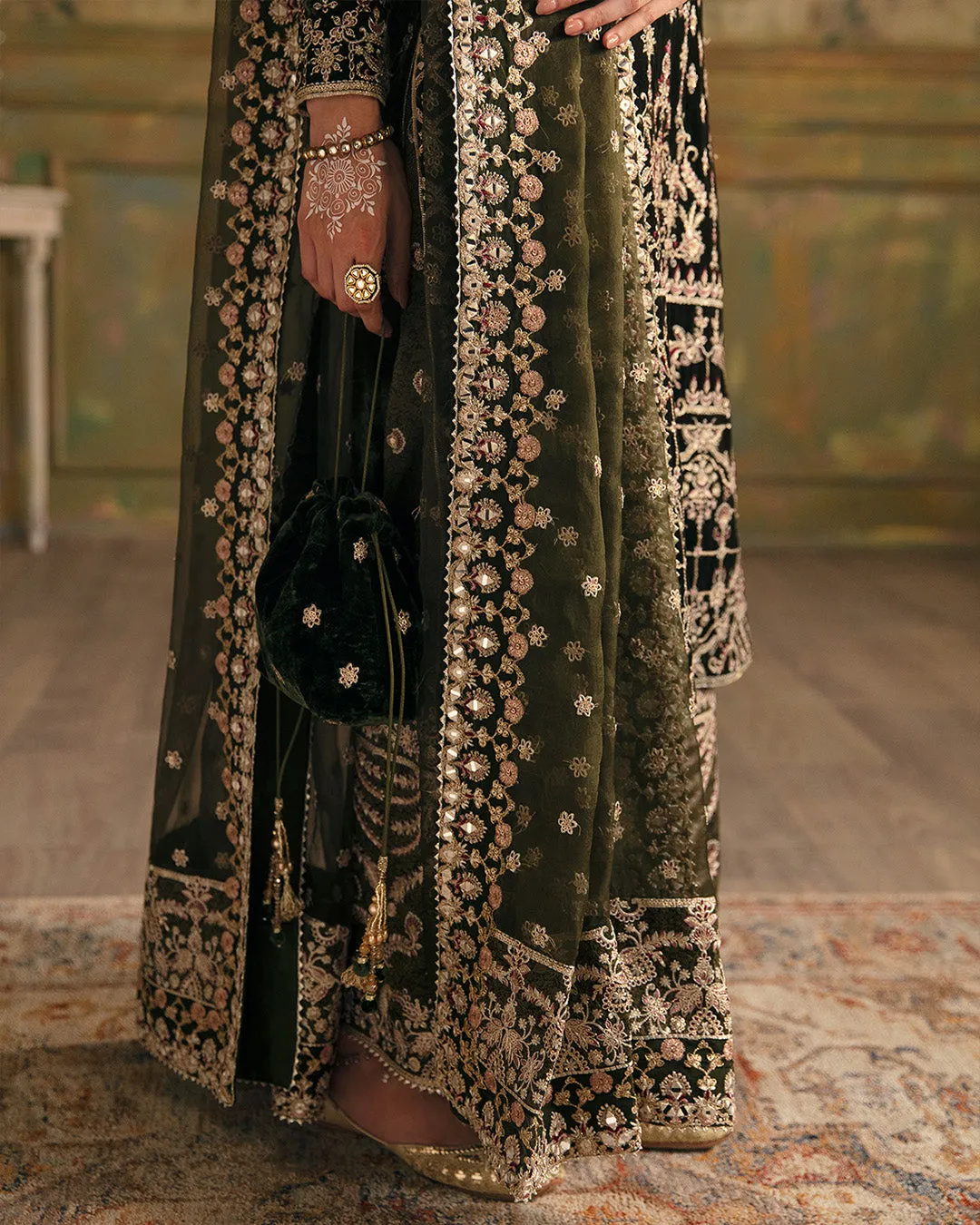 Faiza Saqlain | Manaar - Velvet Collection '23 | ADARA