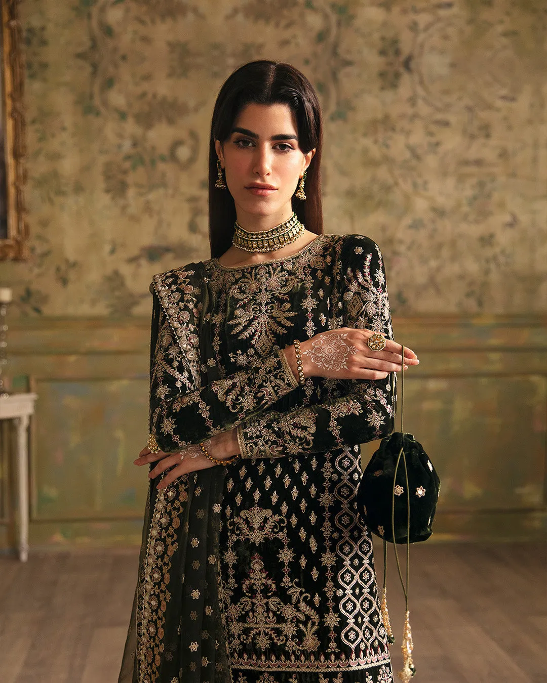 Faiza Saqlain | Manaar - Velvet Collection '23 | ADARA