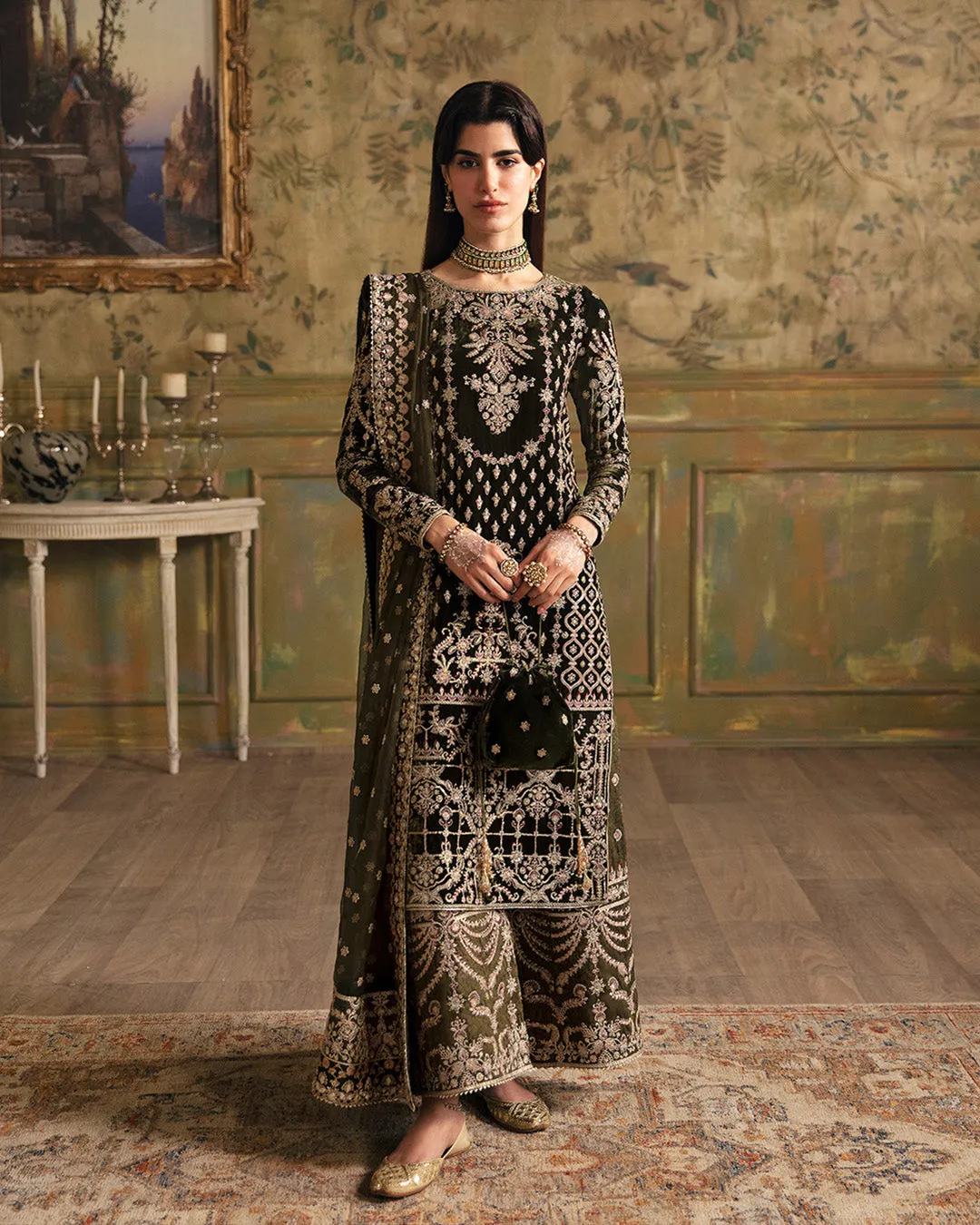 Faiza Saqlain | Manaar - Velvet Collection '23 | ADARA