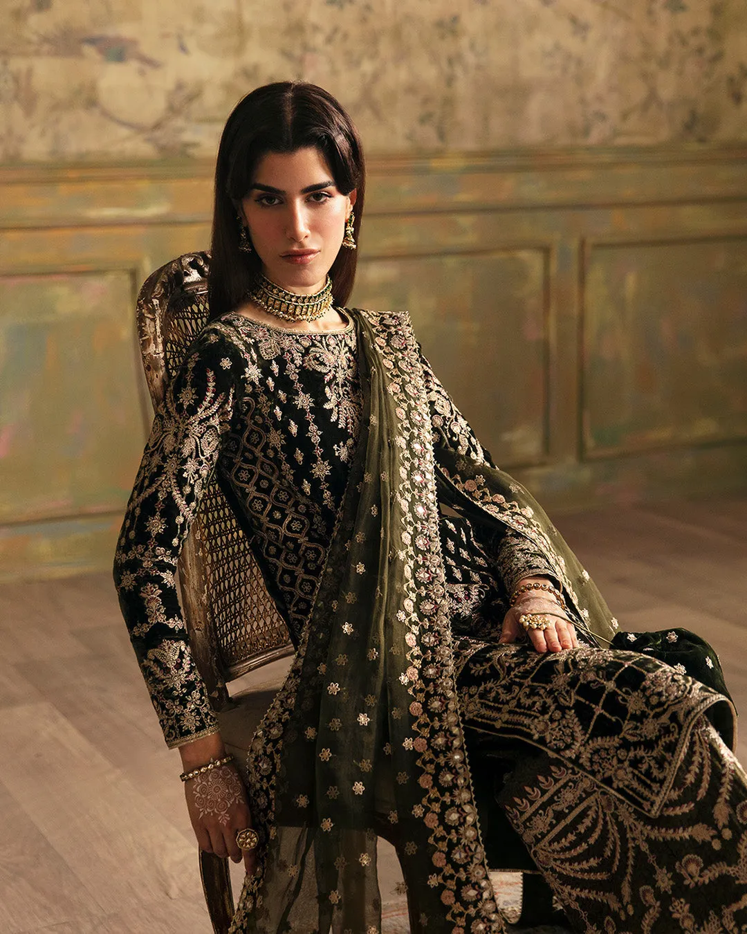 Faiza Saqlain | Manaar - Velvet Collection '23 | ADARA