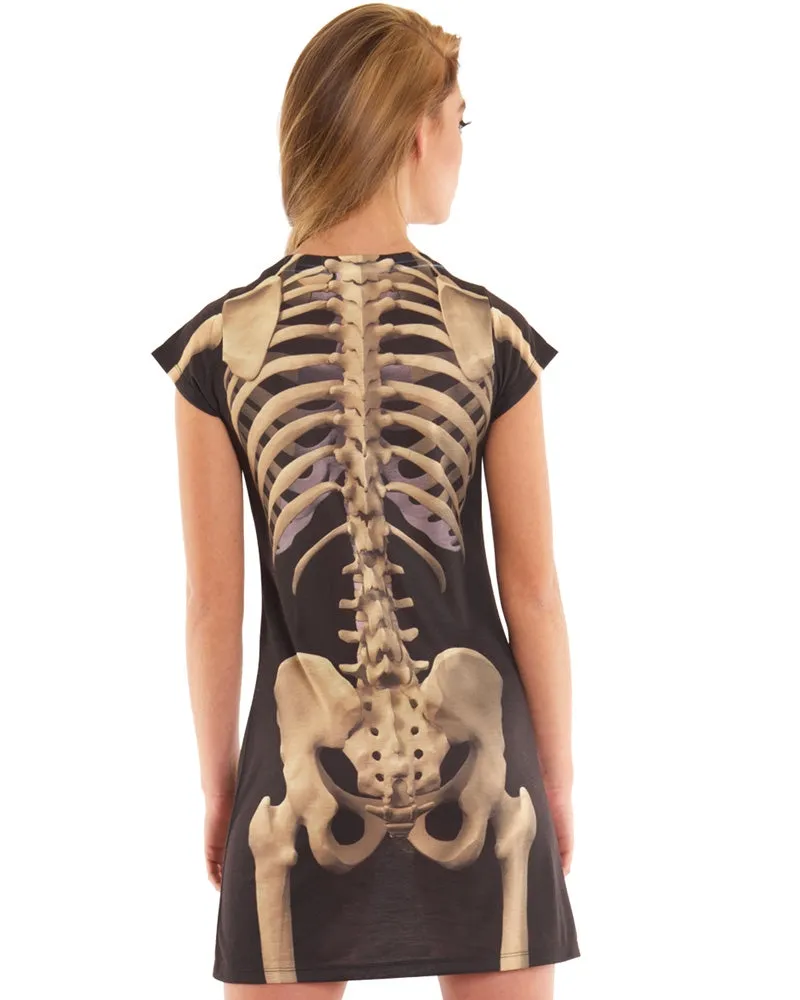 Faux Real Skeleton Dress