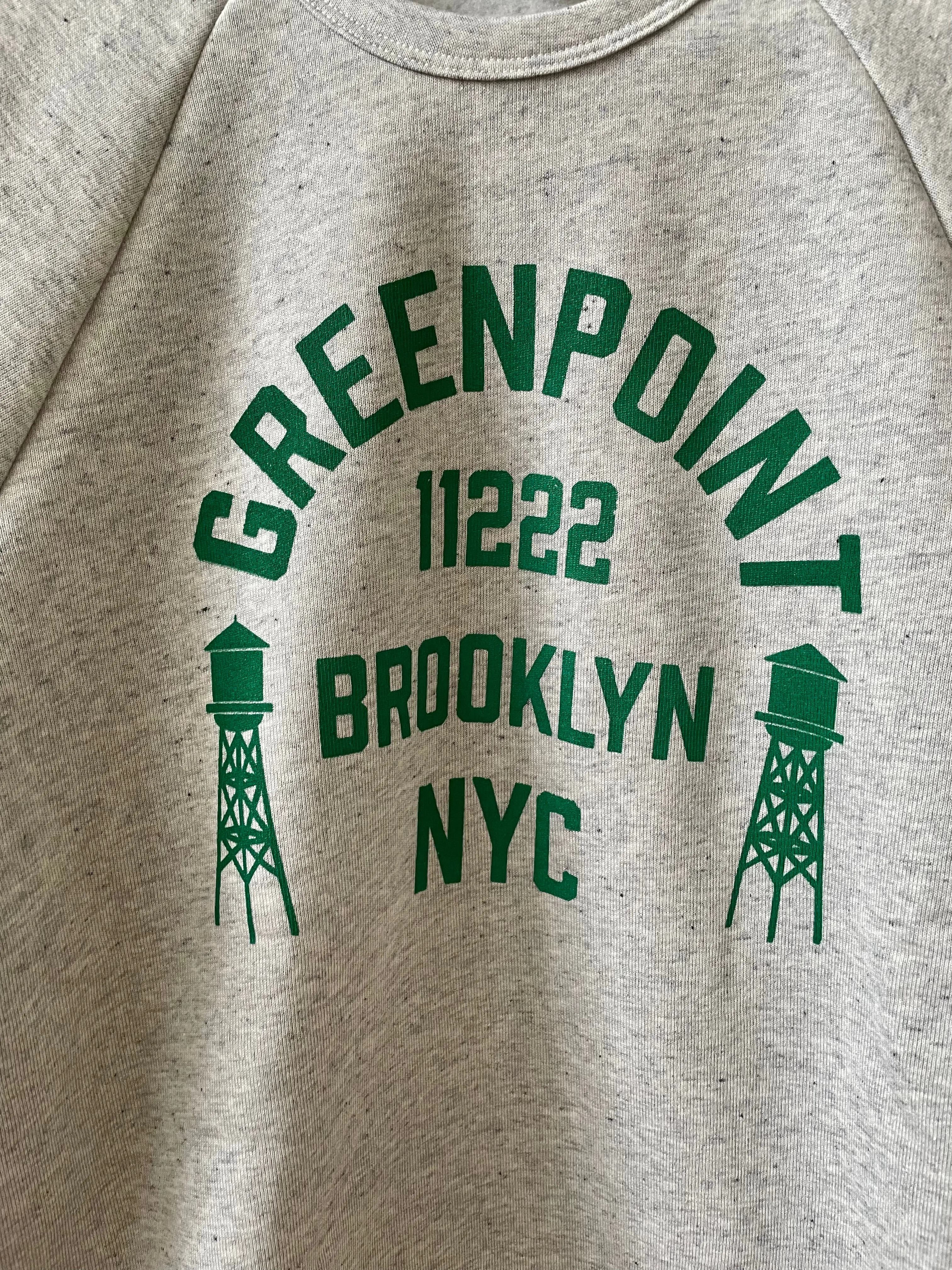 Final Sale - *In Store* Greenpoint Water Tower Raglan Sweatshirt