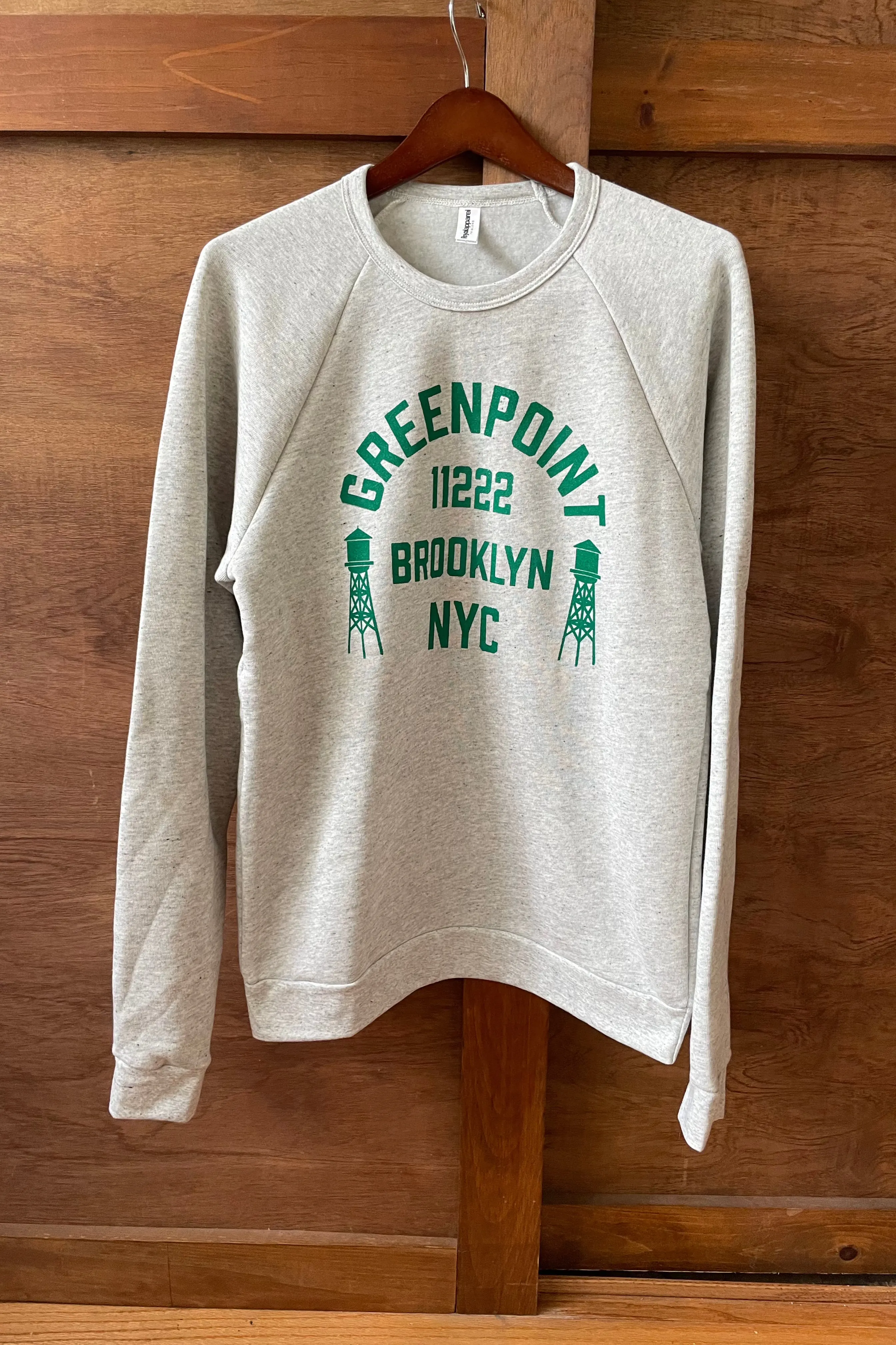 Final Sale - *In Store* Greenpoint Water Tower Raglan Sweatshirt