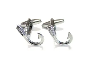 Fishing Hook Fisherman Cufflinks