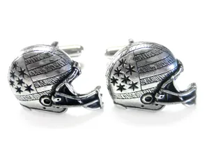 Football Helmet Cufflinks