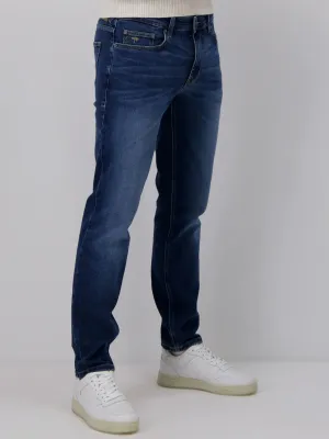FYNCH HATTON Denim Jeans - Men's Modern Slim Fit – Blue Blue