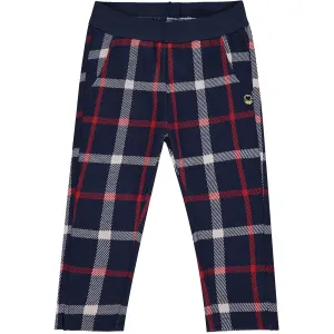Girls Check Trousers