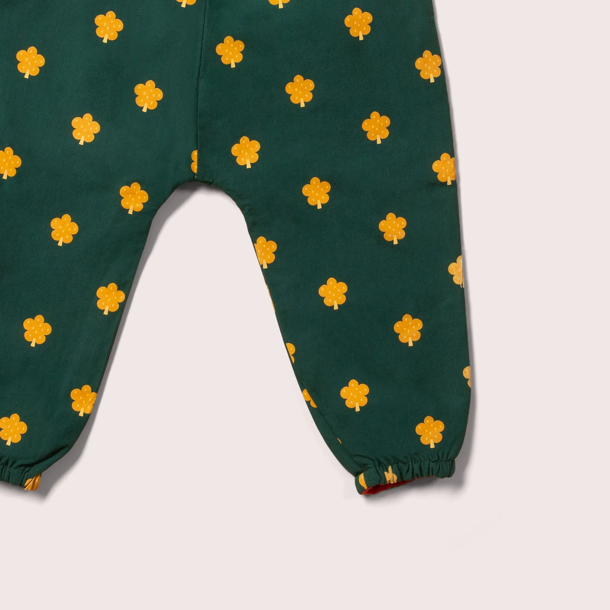 Golden Leaves Cosy Parachute Joggers