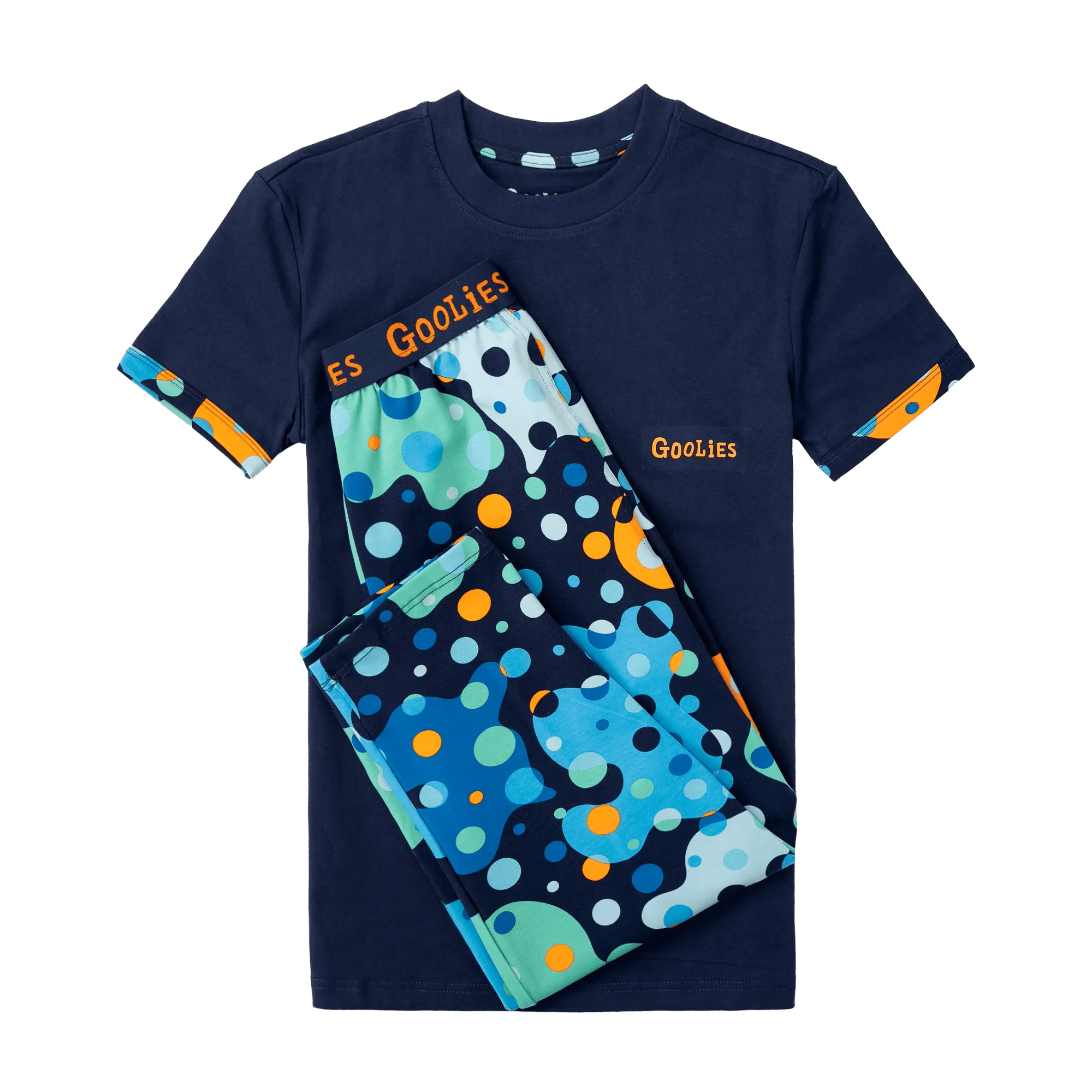 Goolies (Kids) Long Pyjamas - Space Balls - Trousers & T-Shirt