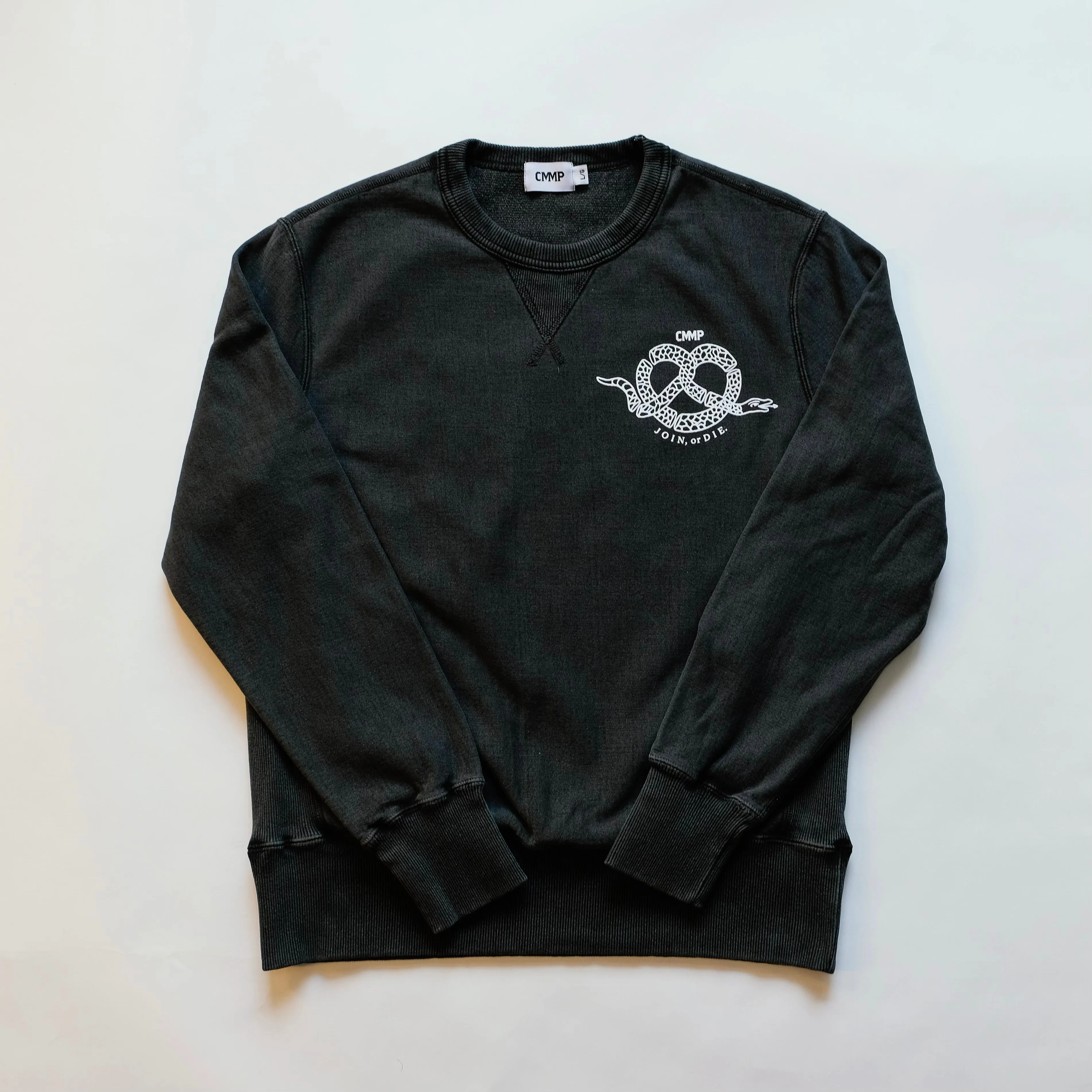 Green Pretzel Snake Crew Sweatshirt